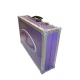 BASHTO Wooden Boccia Ball Case - purple