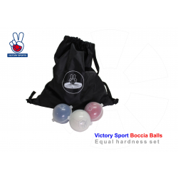 Boccia ball Victory Balls - set boccia balls bashto sports BC1 BC2 BC3 BC4 paralympic bisfed