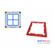 Boccia Court Cross Template