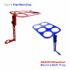 Solid Boccia Ball Tray with Wheelchair Mounting