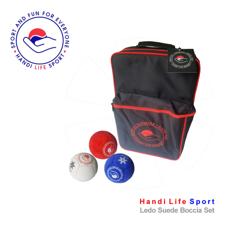 HLS Ledo Suede Boccia Ball Set